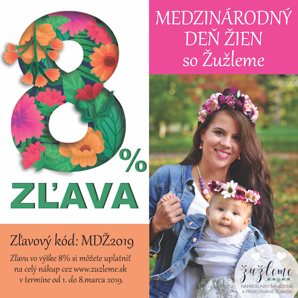 Medzinárodný deň žien so Žužleme -8% zľava