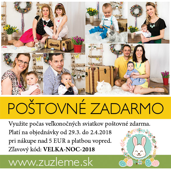 Počas veľkonočných sviatkov máte poštovné zdarma!